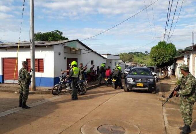 Alteración de orden público en Manaure, Cesar.