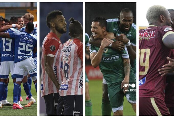 Millonarios, Junior, La Equidad y Tolima