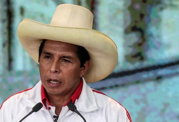 Pedro Castillo, candidato a la presidencia del Perú