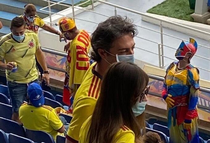 El alcalde de Medellín, Daniel Quintero, en Barranquilla.
