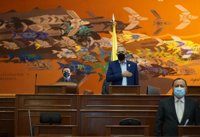 Germán blanco presidente de la Cámara de Representantes