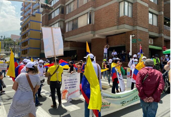 Marchas del dos de junio de 2021 en Medellín