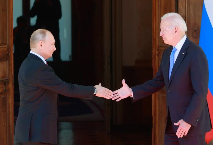 Los presidentes Joe Biden y Vladimir Putin se reunieron en Ginebra.