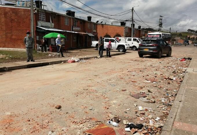 Barrio de Facatativá, en Cundinamarca