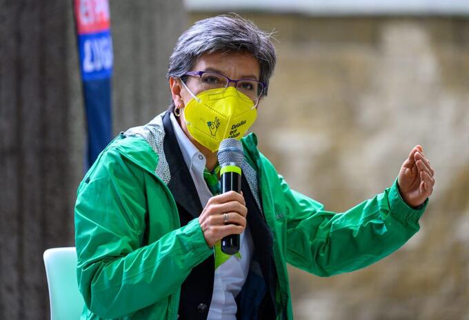 Claudia López, alcaldesa de Bogotá.