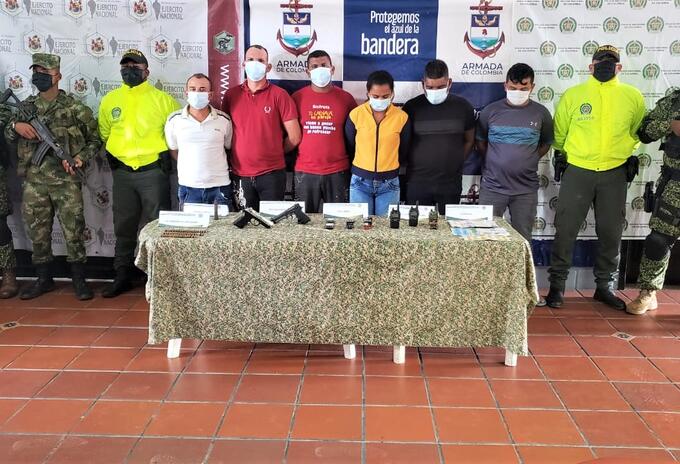 Captura cabecillas del clan del golfo en Bolívar