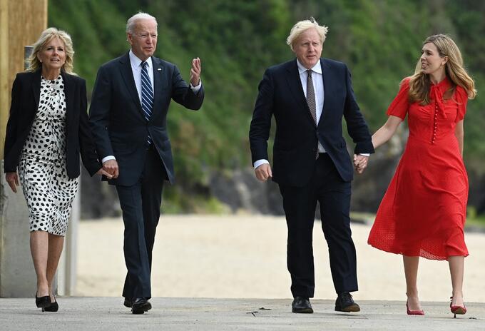 Joe Biden y Boris Johnson