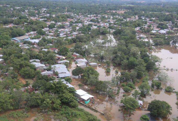 Emergencias por las lluvias en El Bagre, Antioquia.