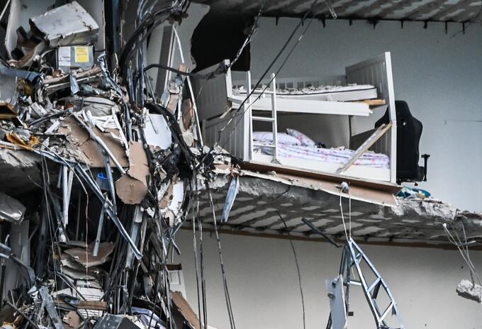 Colapso de un edificio en Miami Beach