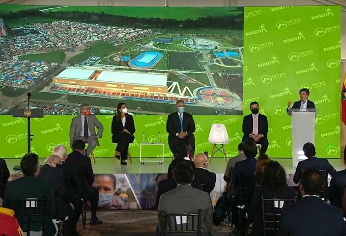 El Presidente, Iván Duque, participó en la presentación de la nueva etapa del sistema Metro de Bogotá