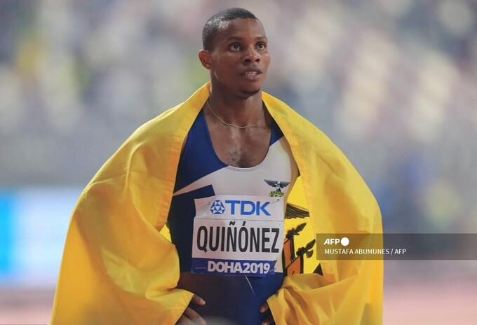 Alex Quiñonez, atleta ecuatoriano