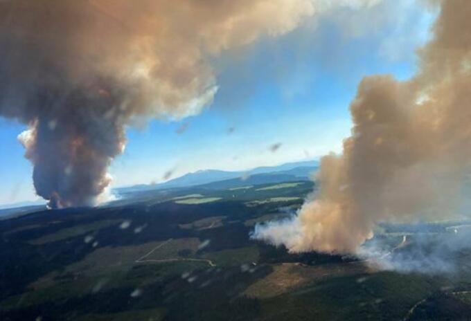 Incendios forestales en Canadá por ola de calor