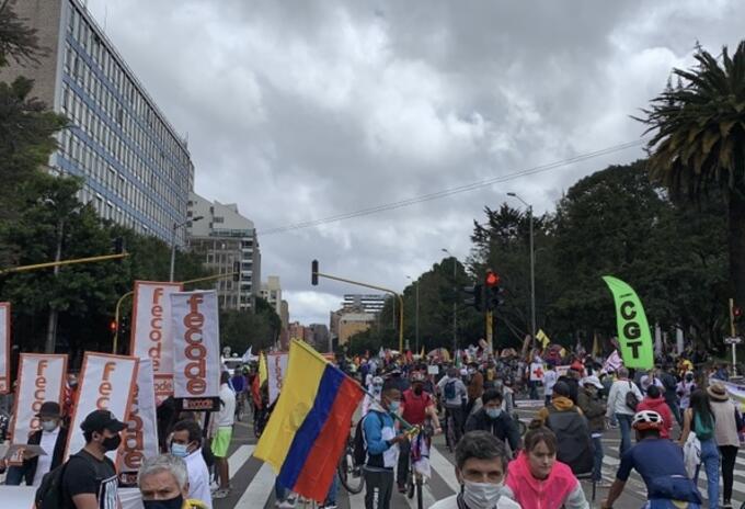 Protestas 20 Julio Bogotá