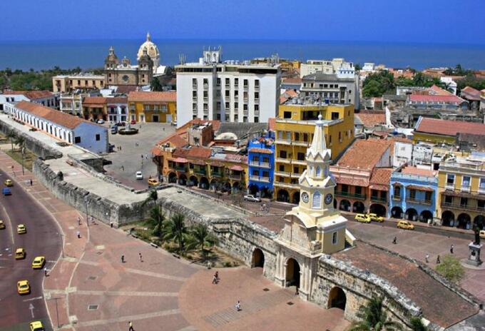 Panóramica de Cartagena, Centro Histórico