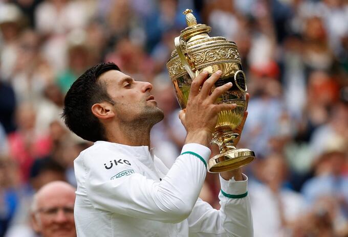 Djokovic se corona campeón de Wimbledon en 2021 Djokovic se corona campeón de Wimbledon en 2021