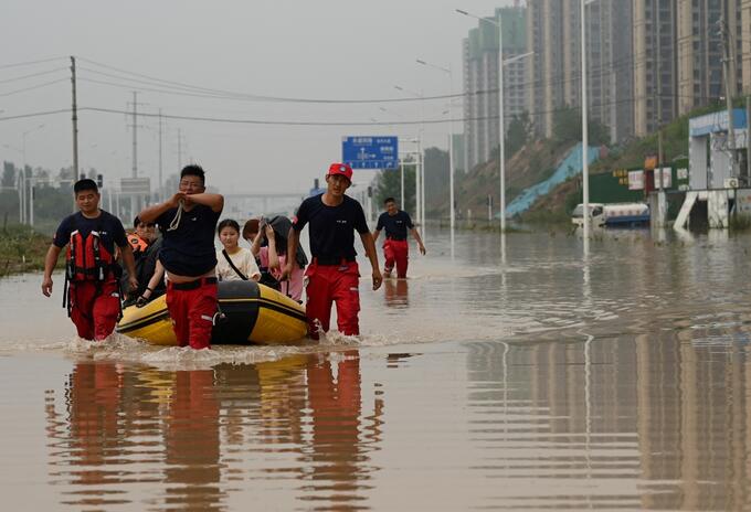Inundaciones en China dejan 51 muertos. Inundaciones en China dejan 51 muertos.