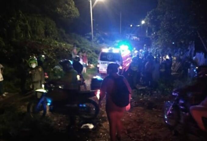 Accidente barrio Santander, Armenia - Archivo Quindío Al Instante