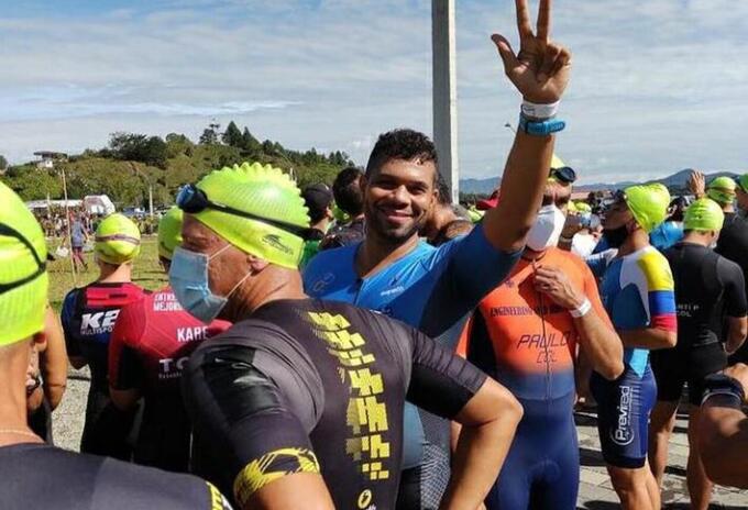 Atleta David Restrepo, quien murió en Guatapé, Antioquia. Atleta David Restrepo, quien murió en Guatapé, Antioquia.