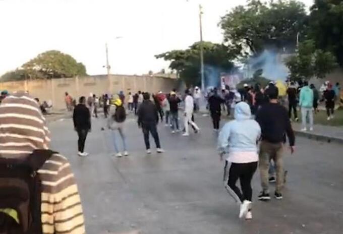 Desmanes en Barranquilla