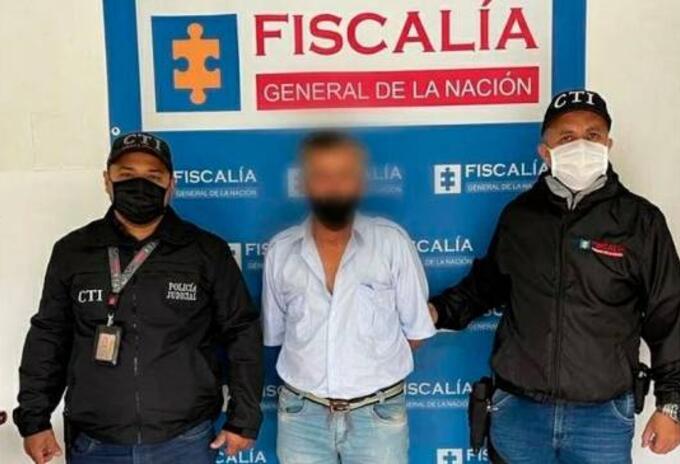 El presunto abusador de niños fue capturado en zona rural de Rionegro, Antioquia.