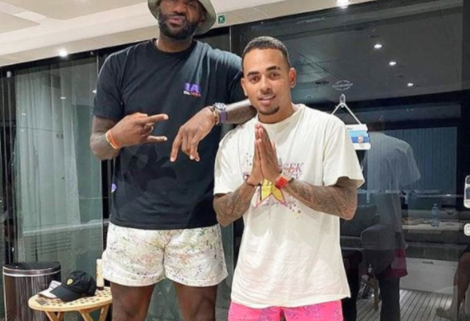 LeBron James y Ozuna