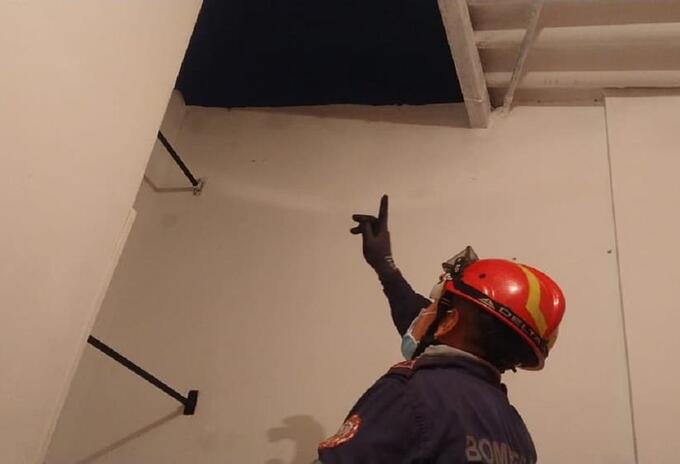 Fue una tormenta eléctrica con fuertes vientos los que se registraron.