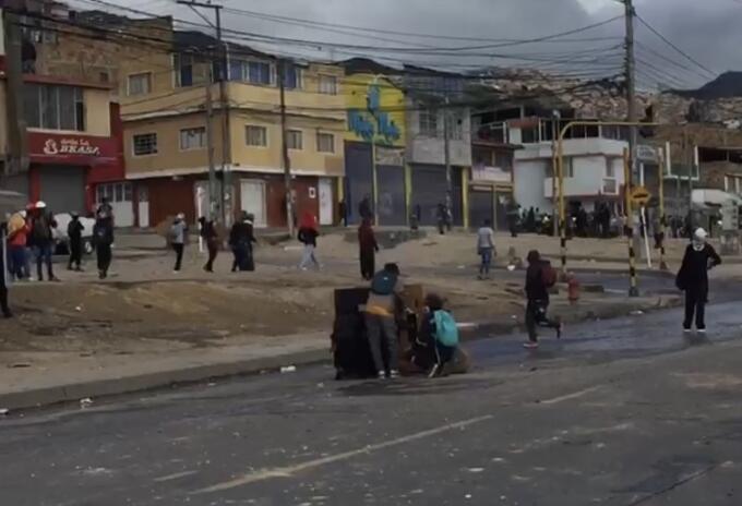 Enfrentamientos en Usme