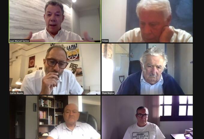 Reunión expresidentes y Farc