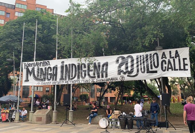 Marchan por las calles