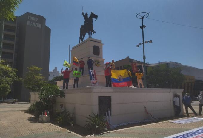 Manifestaciones 20 de julio en Colombia
