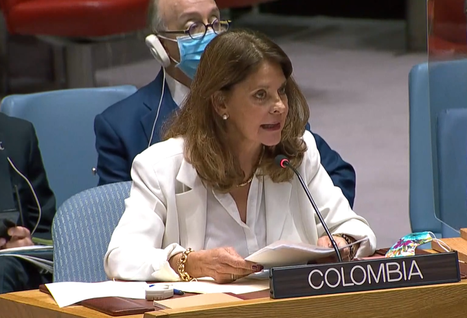 Canciller Marta Lucía Ramírez