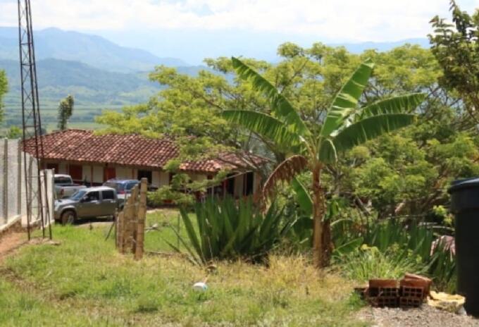 Finca en la vereda La Graciela, donde Andrés Córdoba fue ultimado con arma de fuego por supuestamente entrar a robarse unas frutas