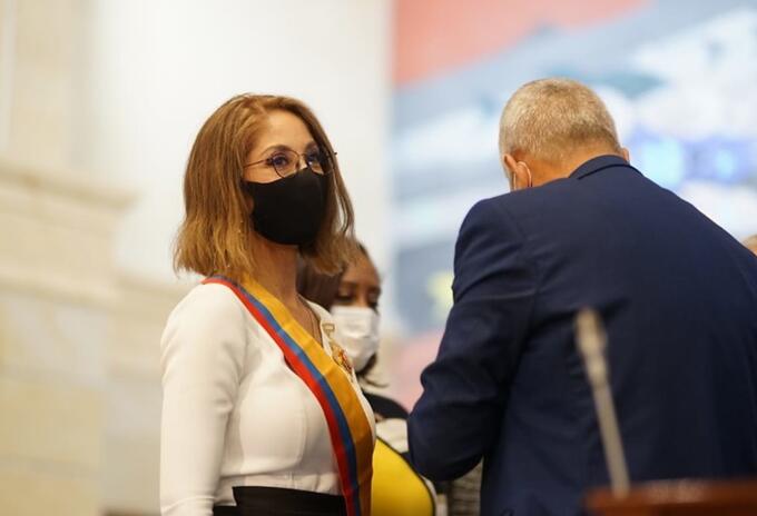 Jennifer Arias, presidenta de la Cámara de Representantes