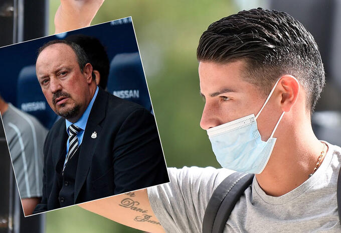 James Rodríguez noticias hoy, Everton, Rafa Benítez, Premier League
