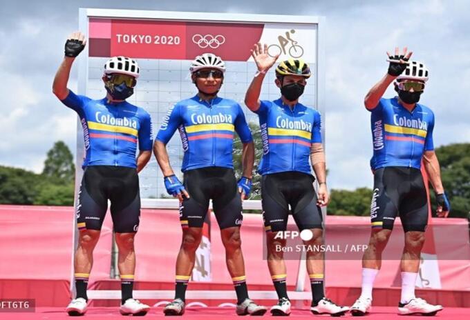 Selección Colombia de Ciclismo en Tokio