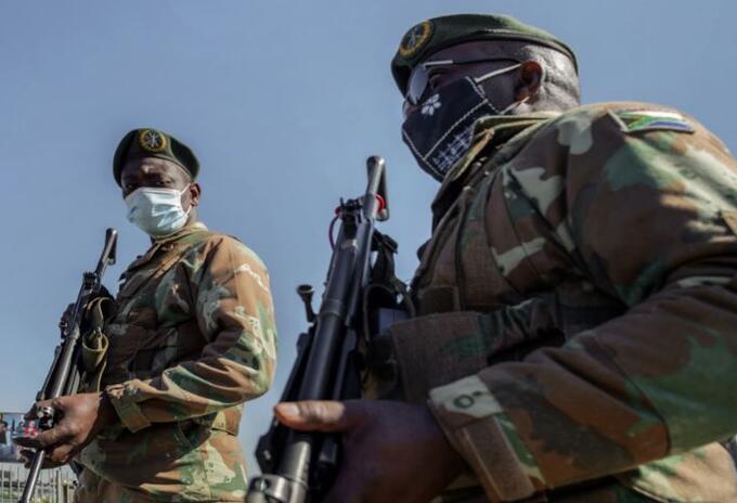 Protestas en Sudáfrica