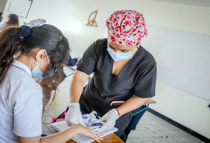 visita de colegios de protocolos de bioseguridad en Ibagué