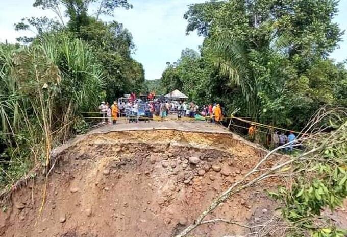 Emergencia Cubará, Arauca, vías, calamidad
