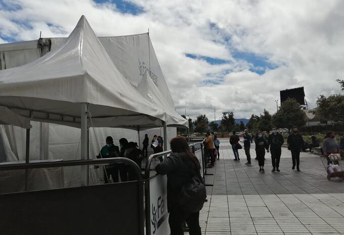 Jornada de vacunación en Bogotá