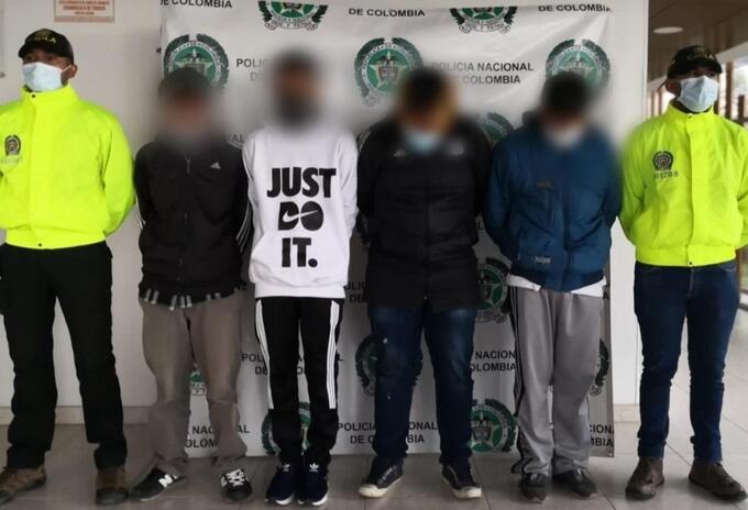 La Policía Nacional capturó a 12 presuntos integrantes de la Primera Línea