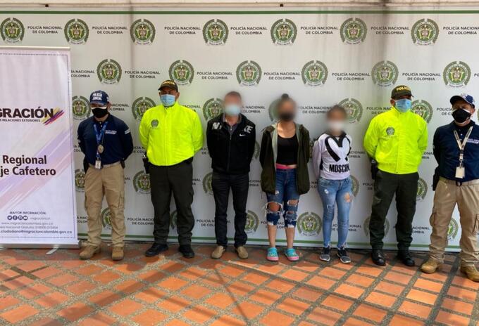 Captura por el delito de trata de personas