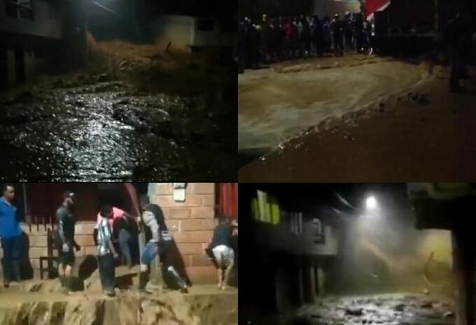 Creciente súbita en Briceño, Antioquia.