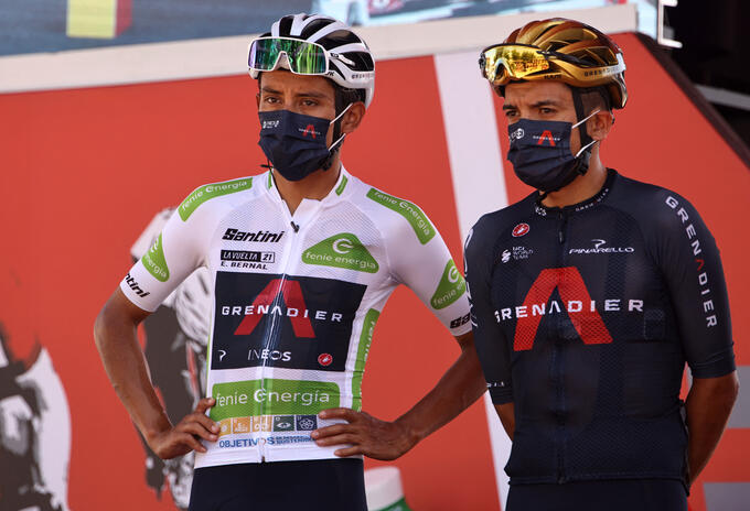 Egan Bernal en Vuelta a España 2021 Egan Bernal en Vuelta a España 2021