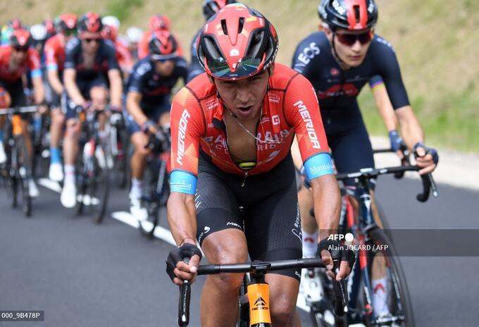 Santiago Buitrago, ciclista colombiano del Bahrein