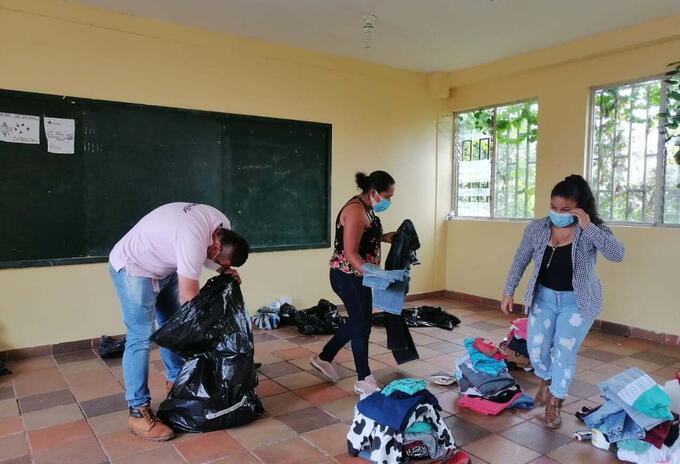 Referencia campesinos desplazados en Ituango, Antioquia.