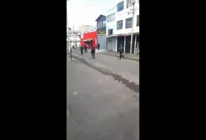 Enfrentamientos en el San Andresito San José