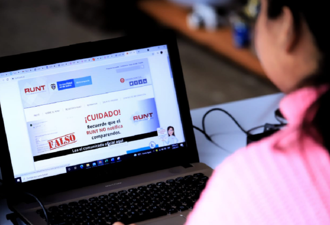 Falsos correos electrónicos sobre comparendos