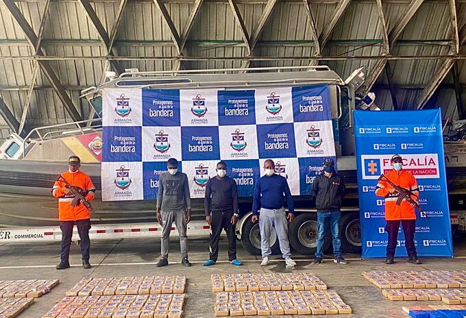 Incautación cocaína Pacífico colombiano