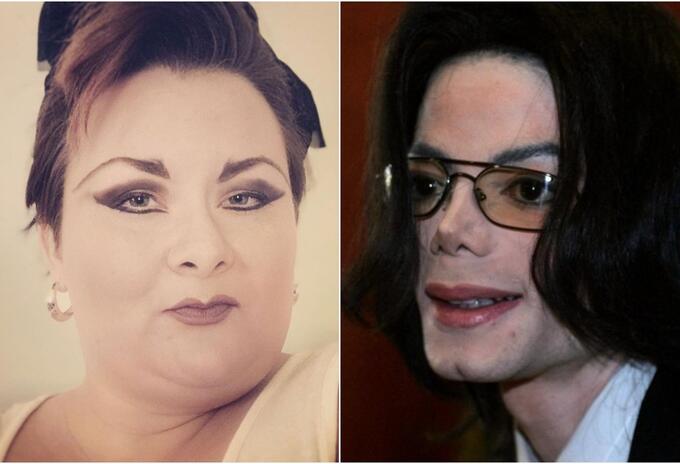 Kathleen Roberts y Michael Jackson Kathleen Roberts y Michael Jackson