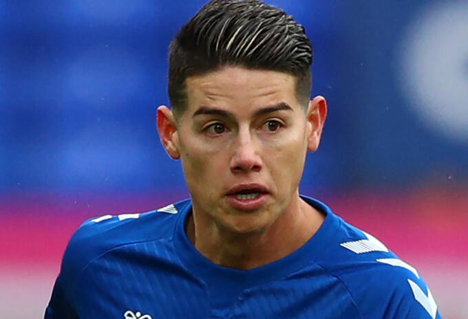 James rodríguez, Everton, Premier League 2021